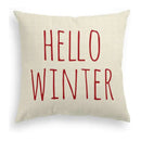 Axyaa Red Christmas Pillows - Soft Cushion Covers for Home Decor