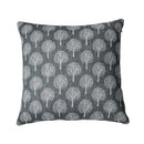 Axyaa White Linen Print Cushion Cover for Living Room and Bedroom