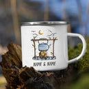Personalized Caravan Enamel Mug by Axyaa - Camper Coffee Tea Cup