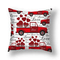 Axyaa Nordic Love Pillowcase 45x45cm - Home Decorative Throw Pillow Cover