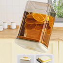 Axyaa Food Storage Box: One-Button Press, Large Capacity, Transparent Container