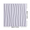 Axyaa 3D PVC Wall Panels for Indoor & Outdoor Decor, Pack of 12, Black & White