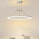 Axyaa Nordic Crystal Ring Chandelier for Home Indoor Lighting