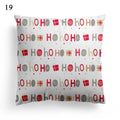 Axyaa Merry Christmas Santa Square Cushion Cover for Sofa and Home