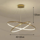 Axyaa Modern Pendant Chandelier LED Ceiling Light for Indoor Dining Room
