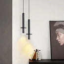 Axyaa Nordic Minimalist Black Long Line Pendant Lamp