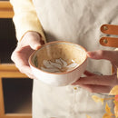 Axyaa Camellia Ceramic Underglaze Tableware - Antique Home Creative Dining Collection