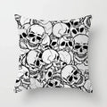 Axyaa Halloween Skull Throw Pillow Cover for Sofa Chair Bed Home Decor