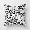 Axyaa Halloween Skull Throw Pillow Cover for Sofa Chair Bed Home Decor