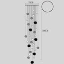 Axyaa Modern Ceiling Chandelier for Dining Room, Living Room Pendant Light Fixture