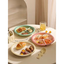 Axyaa Ceramic Dividing Plate for Healthy Kids' Breakfast
