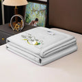 Axyaa Silk Cool Quilt: Single/Double Thin Mulberry Silk Quilt Core for Summer