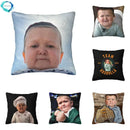 Axyaa Funny Hasbulla Throw Pillow Case 45x45cm Cushion Cover Decorative Pillowcase