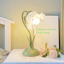 Axyaa Nordic Flower Girl Table Lamp with Acrylic Shade for Bedroom and Living Room
