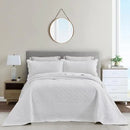 Axyaa Luxury Oversized Cotton Bedspread King Size, Real Stitching, Quilted Cover