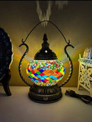 Axyaa Turkish Mosaic Table Lamp Handcrafted Night Light