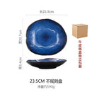Axyaa Ceramic Irregular Flat Plate Dinnerware - Wholesale Kitchen Dish