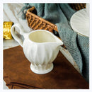 Axya 21-Piece European Bone Coffee Pot Set with Tea Cups, Saucers, and Spoons
