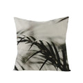 Axyaa Green Leaf Linen Pillow Cover - Stylish Sofa Decor & Home Accent