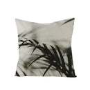 Axyaa Green Leaf Linen Pillow Cover - Stylish Sofa Decor & Home Accent