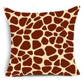 Axyaa Animal Print Throw Pillow Case Collection for Home Sofa Chair Decor