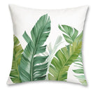 Axyaa Tropical Leaf Pattern Throw Pillow Covers for Sofa, Bedroom, Car