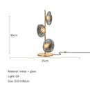 Axyaa Lava Glass Sofa Floor Lamp for Elegant Living Room Décor