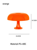 Axyaa USB Mushroom Table Lamp for Bedroom Decor