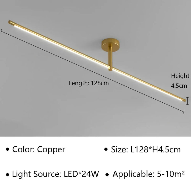Axyaa Slim Wall Sconce Lamps Mirror Bathroom Bedroom Bedside Ceiling Light