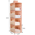 Axyaa Multi-layer Folding Hanging Storage Organizer for Bras, Underwear, Socks, and Clothes