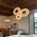Axyaa Hanging Ceiling Lamps: Modern Chandelier for Hotel Lobby, Living Room, Restaurant Decor