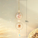 Axyaa Crystal Conch Sun Catcher Prism Garden Decoration Rainbow Light Catcher