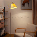 Axyaa Retro Walnut Wood Floor Lamp for Living Room, Bedroom, Study