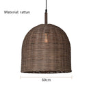 Axyaa Rattan Ceiling Chandelier for Elegant Living Room Home Decor
