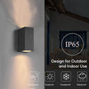 Axyaa LED Wall Lamps GU10 Base Waterproof Outdoor Garden Porch Lighting Aluminum AC86-265