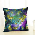 Axyaa Dinosaur Print Cotton Linen Pillowcase for Home Decor