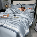 Axyaa Silk Embroidery Summer Quilt | Lightweight Air Condition Comforter