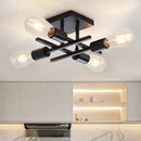 Axyaa Modern Nordic 4-Light Ceiling Pendant, E27 Base, Living Room Bedroom Study Lighting
