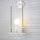 Axyaa Human-shaped Swing Wall Light E27 for Bedroom Living Room Corridor Dining Room