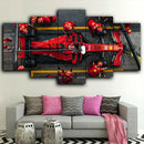 Canvas F1 Car Wall Art Print Home Decor Living Room Bedroom Poster Painting by Axyaa