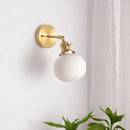 Axyaa Ceramic Ball LED Wall Lamp for Home Decor