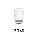 Axyaa Glass Water Cup: Transparent Drinking Glasses for Juice, Beer, and Coffee