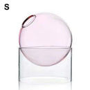 Axyaa Vintage Glass Vase for Tabletop Plants and Flower Arrangements