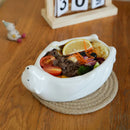 Axyaa Ceramic Polar Bear Noodle Soup Bowl - Creative Restaurant Kitchen Supplies