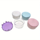 Axyaa Wavy Edge Round Storage Box Set - Multi-color DIY Plastic Organizer
