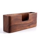 Axyaa Wooden Business Card Box for Office Desk and Front Desk Use
