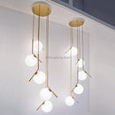 Axyaa Magic Bean LED Chandelier for Elegant Interior Lighting