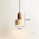Axyaa Nordic Wabi Sabi Travertine Chandelier - Pendant Lights for Bar, Bedside, Kitchen