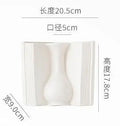 Axyaa Small Mouth Ceramic Vase for Flower Arrangement and Decoration