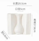 Axyaa Small Mouth Ceramic Vase for Flower Arrangement and Decoration